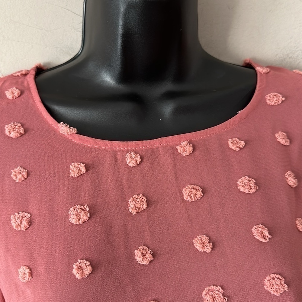 Solution Dotty Dress Mauve small NWOT - Picture 2 of 12